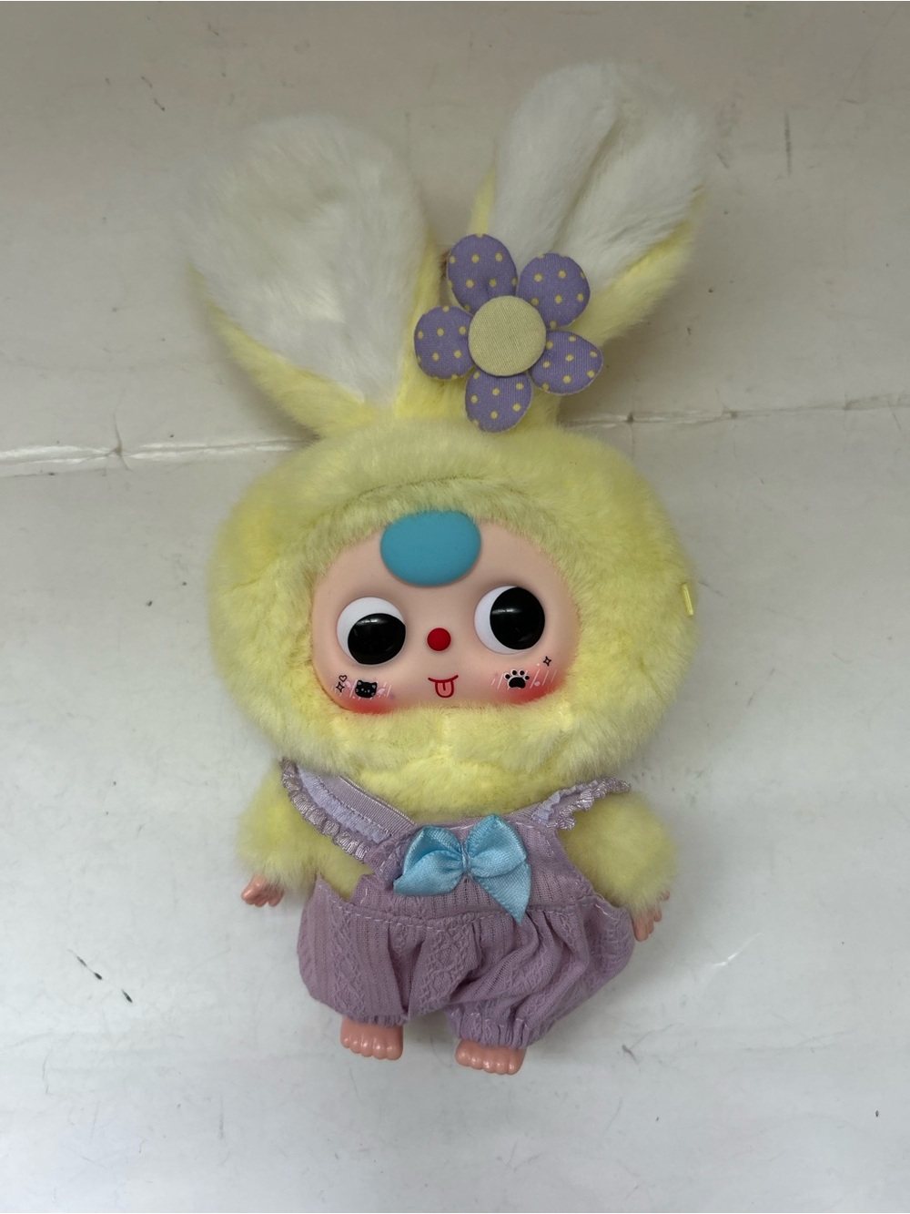 Baby Three Bunny Plush Bag Charm Key Chain